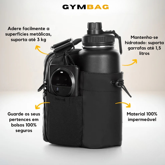 GymBag: Bolsa magnética porta-garrafas