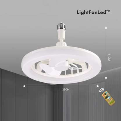 LightFanLed™ | Candeeiro Led e Ventoinha