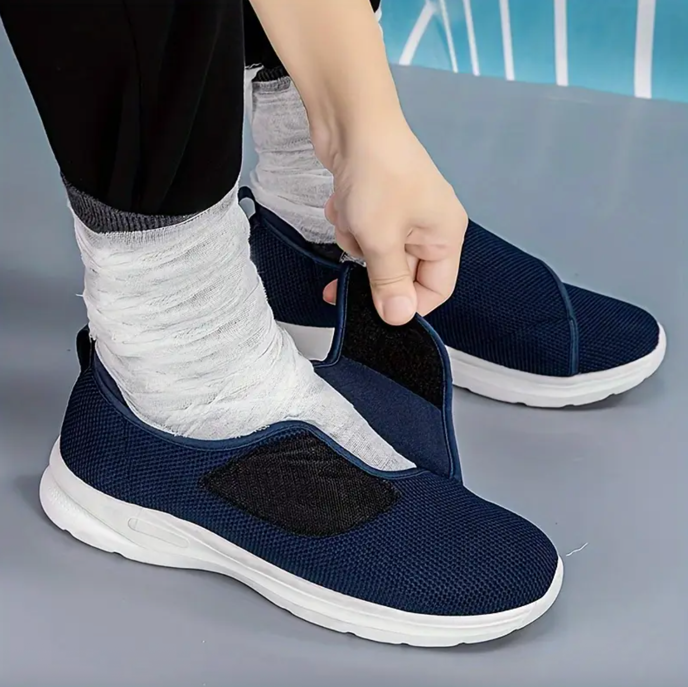 ComfyAir: Sapatilhas ortopédicas para pés largos