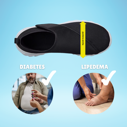 ComfyAir: Sapatilhas ortopédicas para pés largos