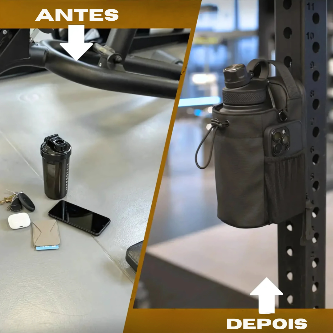 GymBag: Bolsa magnética porta-garrafas