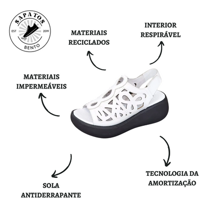 Abril™ | Sandálias ortopédicas com plataforma